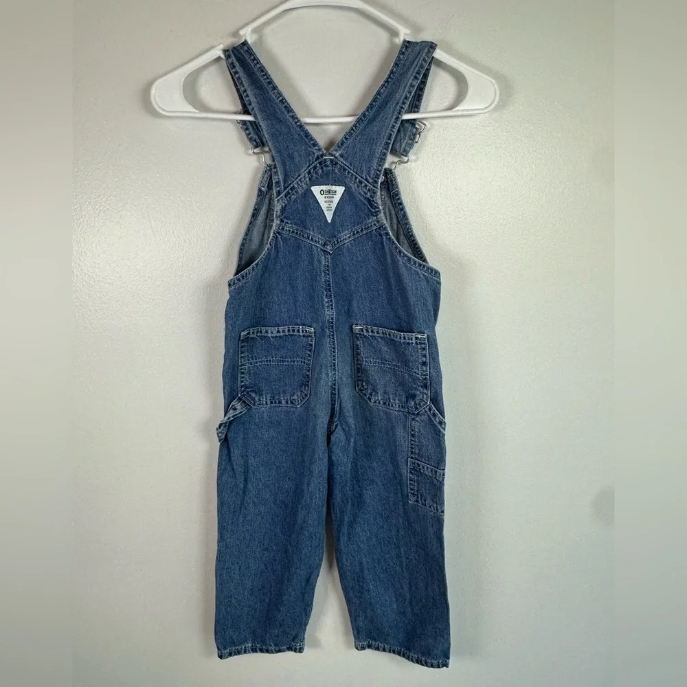 Vintage OshKosh B'gosh Classic Blue Overalls for Kids size 4